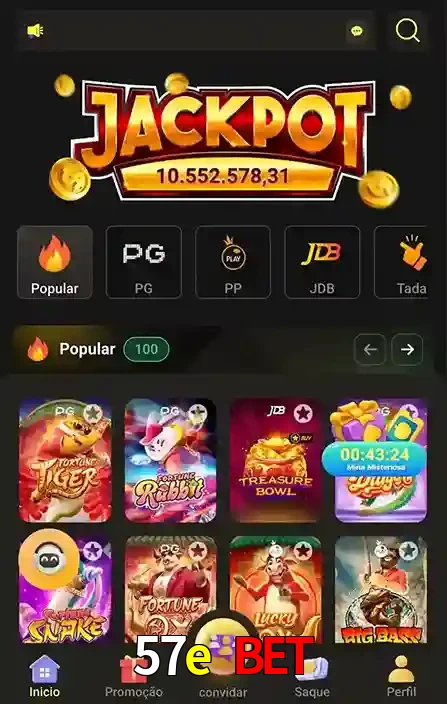 Promoções Especiais no 57e bet App